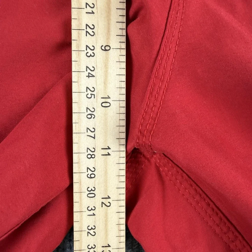 Hurley Swim Trunks Mens Medium Red Board Shorts‎ Drawstring Quick Dry Surf